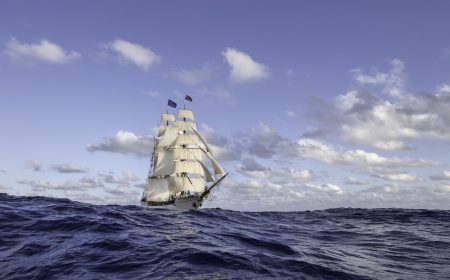 De bark EUROPA komt Den Haag - Bark EUROPA oceanwanderer