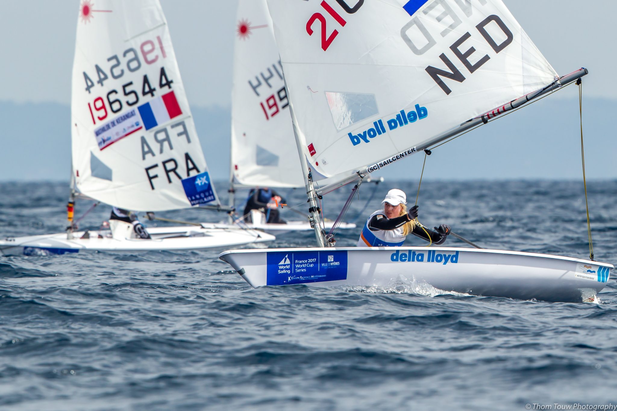 How to follow the Laser Radial World Championships 2017 - Photo Thom Touw - World Sailings World Cup Series-Hyeres-France